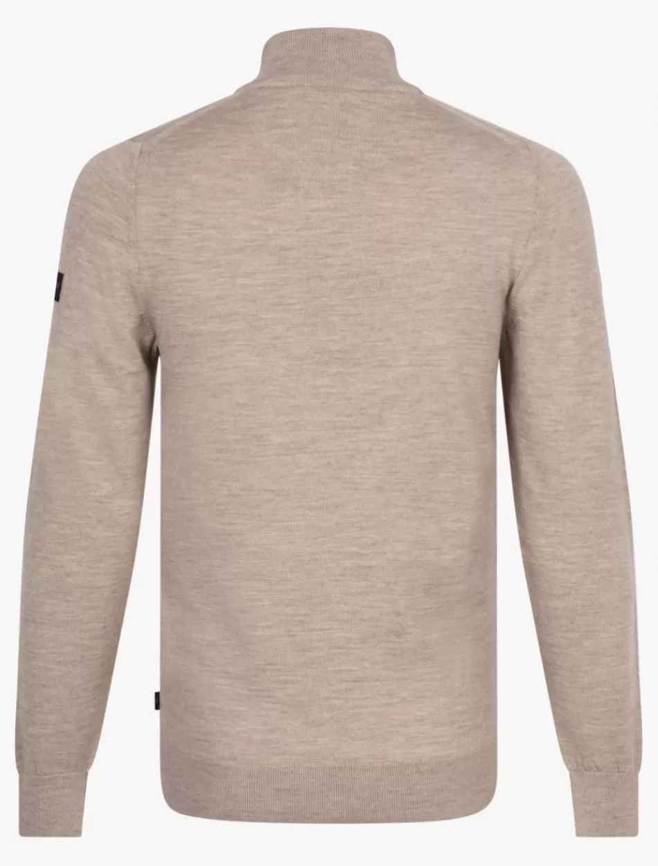 Hot Merino Half Zip Pullover Men Sweaters